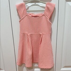Janie & Jack Pink Checkered Kids Dress